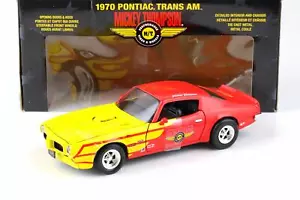 Pontiac Trans AM 1970 1:18 ERTL M/T Mickey Thompson rojo/amarillo - Imagen 1 de 4