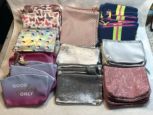 HUGE ~ 80 pc Lot ~ Ipsy Cosmetic / Makeup Bags ~ 8 Different Bags ~ 10 Each! - Picture 1 of 6
