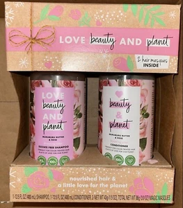 NUEVO Love Beauty & Planet Murumuru Champú Acondicionador Set de Regalo - Imagen 1 de 2