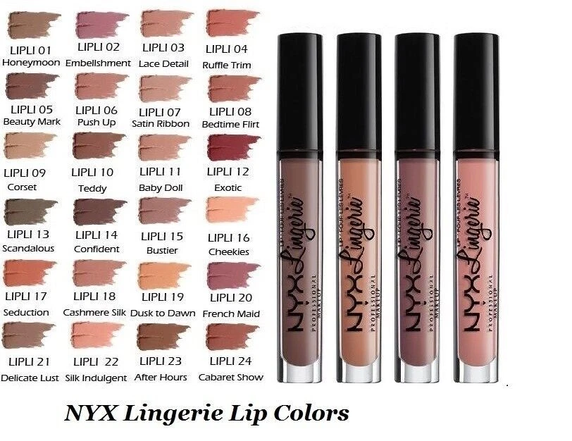 NYX COSMETIC PROFESSIONAL MAKEUP LIP LINGERIE MATTE LIQUID LIPSTICK .13oz CHOOSE - Image 1 of 3