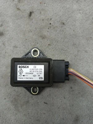 RENAULT SCÉNIC CLIO MÉGANE sensore accelerazione ESP BOSCH 0265005259 8200074266 - Immagine 1 di 2