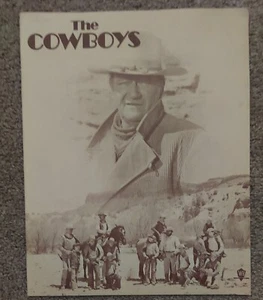 Cowboys Filmplakat 16 Seiten Pressbook Movie - John Wayne - 1972 - Bild 1 von 10