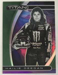 2021 Chronicles Titan Racing Green Prizm Hailie Deegan #16 - Picture 1 of 2