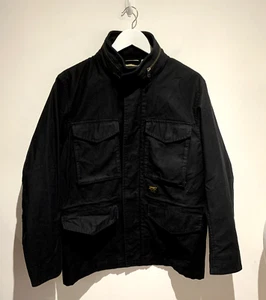 Chaqueta Carhartt Talla M En muy buena condición Negra Botón Frontal Militar Utilidad Algodón Exterior - Imagen 1 de 10