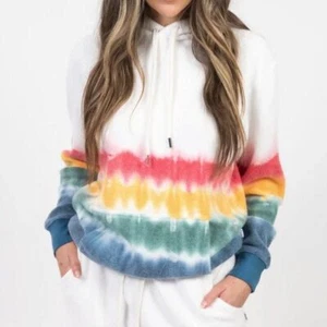 Feat BlanketBlend Hoodie Pullover Sweatshirt Women's Large Sunset Lover NWT - Picture 1 of 6