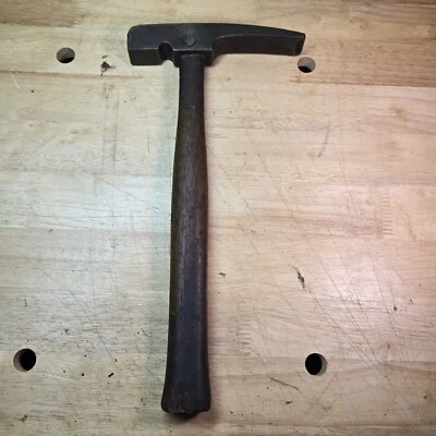 Capa de ladrillo/geólogo de piedra de mampostería martillos albañilería de plomada vintage con selección Foto 1 de 4