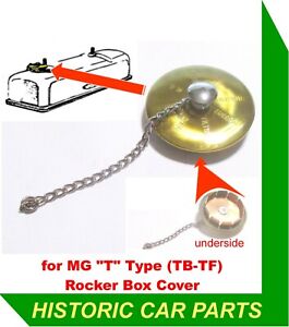 OIL FILLER CAP for ORIGINAL Rocker Box on MG "T" Type TB to TF Roadster 1939-54
