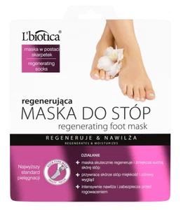L`BIOTICA LBIOTICA REGENERATING FOOT FEET MASK IN SOCKS