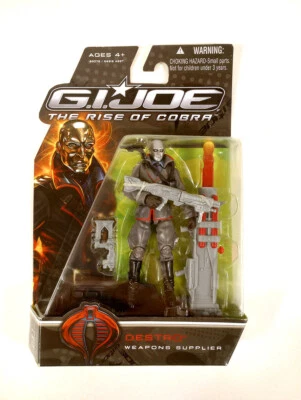 Figura de acción GI Joe Rise of Cobra Destro 2008 Hasbro todos los artículos se envían por $8 Foto 1 de 4