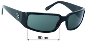 Lentes de repuesto para gafas de sol SFx se adaptan a Von Zipper Sham - 60 mm de ancho - Imagen 1 de 31