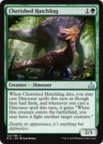 x1 Cherished Hatchling - Rivals of Ixalan - NM - MTG - Image 1 of 1