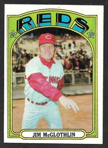 Jim McGlothlin 1972 Topps #236 rojos Cincinnati ex como nuevo B - Imagen 1 de 2
