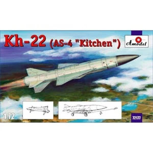 Kit Modelo Escala Amodel 72196 1:72 Kh-22 AS4 Cocina Largo Alcance Antibuque Misil - Imagen 1 de 24