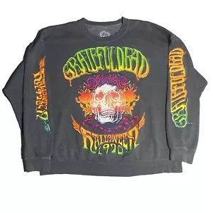 Grateful Dead Halloween 1970 Stony Brock, NY Oversized Sweatshirt Grau S/M - Bild 1 von 5