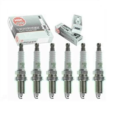 Bujías NGK "V-POWER" (Juego de 6) para Jeep Grand Cherokee 1999-2004 4,0 L L L6 Foto 1 de 3
