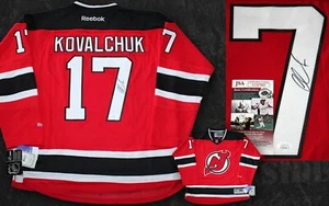 ILYA KOVALCHUK SIGNED NEW JERSEY DEVILS JERSEY RBK NJ RUSSIA STAR AUTOGRAPH JSA - Picture 1 of 4