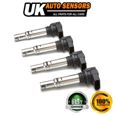 Fits Seat Alhambra Altea Ibiza Leon Toledo 4x Ignition Coil Pack ASPC27x4SE - Image 1 of 2