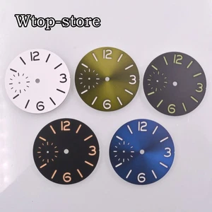 Orologio 37MM Sterile Quadrante Verde Luminoso Fit ETA6497 ST3600 Movimento Orologio - Foto 1 di 12