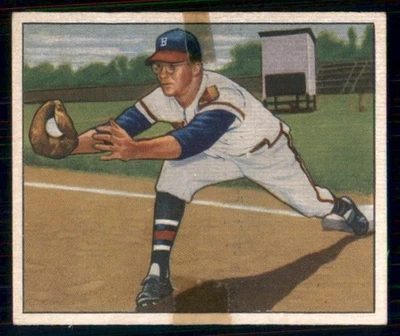 Bowman #163 Earl Torgeson 1950 - sin pliegues Foto 1 de 2