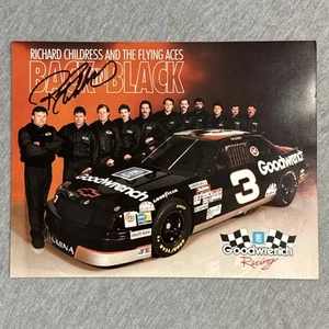 Richard Childress #3 Goodwrench Racing Back en negro NASCAR foto promocional 8"x10" - Imagen 1 de 4