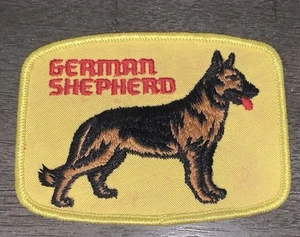 A1 VTG 70s 3 X 4” GERMAN SHEPHERD CANINE K-9 DOG PATCH - Picture 1 of 5