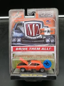 M2 Machines Detroit Muscle 1969 Pontiac GTO Judge Orange - Picture 1 of 2