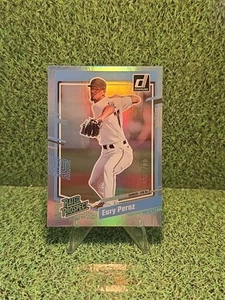 2023 Panini Donruss Rated Prospect Eury Perez Rookie Silver FOIL RC /218 - Picture 1 of 2