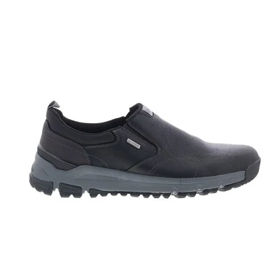 Dunham Glastonbury WP Zapatos Informales Sin Cordones para Hombres Negros Mocasines y Sin Cordones Foto 1 de 4