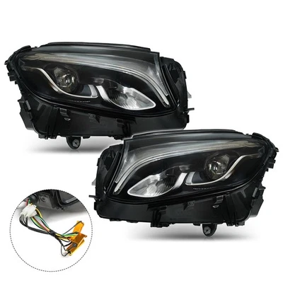 Halogen Upgrade To LED Headlight For 2016-2019 Mercedes Benz GLC300 17-19 GLC43 Foto 1 de 4