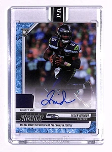 2025 Panini Instant Jalen Milroe #7 Preseason Debut Rookie RC Auto /10 - Picture 1 of 2