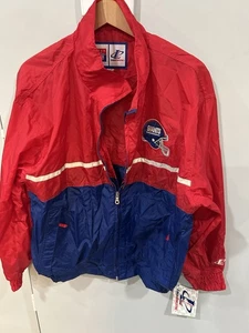 90’s New York Giants Logo Athletic NFL Windbreaker Jacket Size L Large Neu mit Etikett - Bild 1 von 9