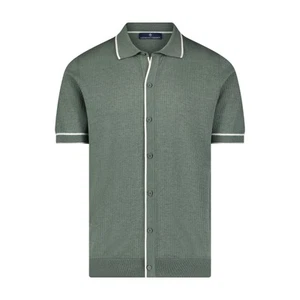Luciano Visconti Button Down Strickshirt - Bild 1 von 9
