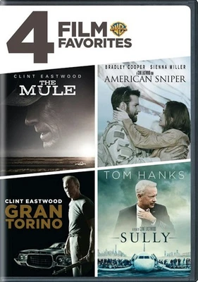 American Sniper / Gran Torino / Sully / The Mule DVD  NEW Foto 1 de 3