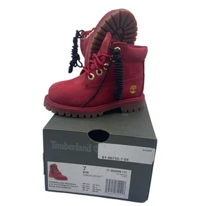 Timberland Premium 6 pulgadas impermeables Dark Res Nubuck botas niño pequeño 7 - Imagen 1 de 6