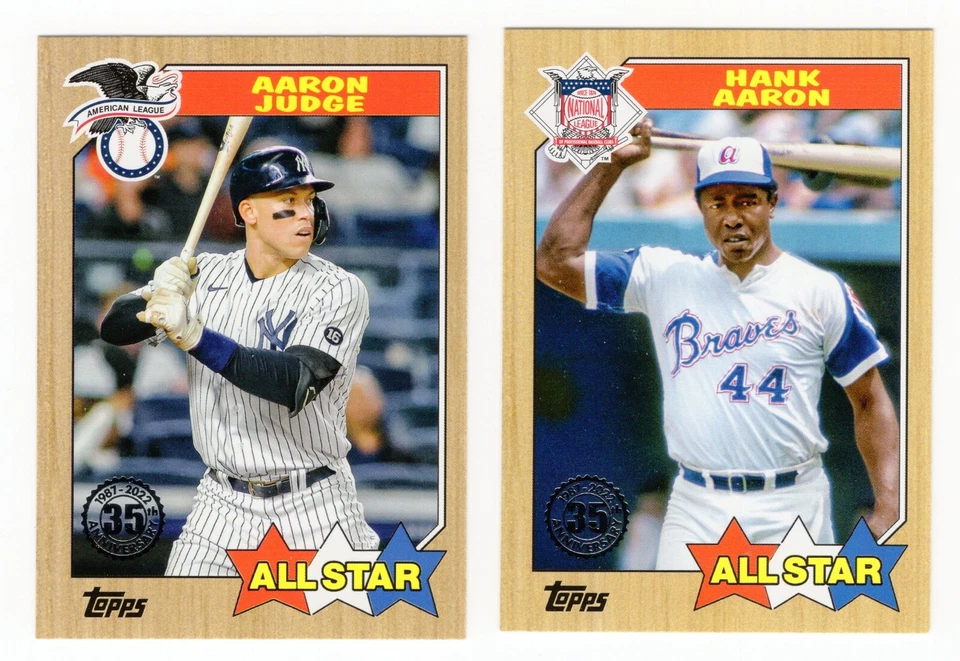 2022 Topps Series 2 1987 ALL STAR Insert - Complete Your Set ~ You Pick! - Image 1 of 1