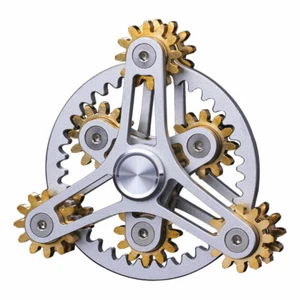 DIY Metal Gear Hand Fingertip Gyroscope Spinning Top Gearwheel Gyro Toy EDC Tool - Picture 1 of 15