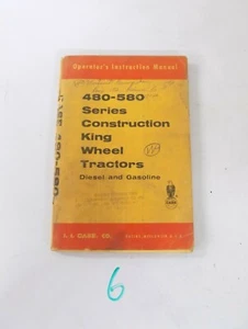 Case 480-580 Series Construction King Wheel Tractor Operator's Manual 9-1872 - Picture 1 of 1