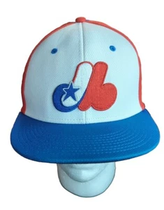 OC Sports MLB Montreal Expos Retro Baseball Hat Cap M/L Medium Large - Picture 1 of 6