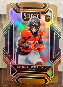 2021 Panini Select - Club Level Die Cut Bronze #257 Javonte Williams (RC) /199 - Picture 1 of 2