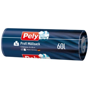 Pely Profi Müllsack klimaneutralisiert reißfest 60 Liter 15 Stück - Bild 1 von 1