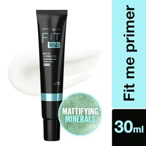 Maybelline New York Fit Me Matte + Poreless Primer, Oils Long-lasting 30 ml - Picture 1 of 7