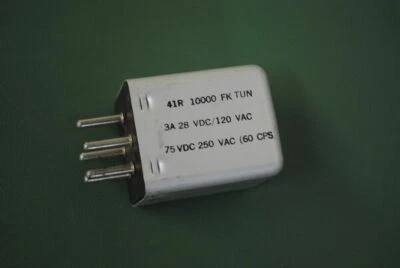 SIGMA INSTRUMENTS RELAY 41R-10000FK-TUN 10KILOHM 5 PIN NOS 3A 28VDC/120VAC - Image 1 of 2