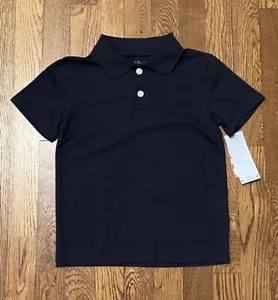 6x Cat & Jack Girls Size XS (4-5) Short Sleeve School Uniform Polo Shirt Navy - Picture 1 of 5
