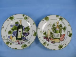Godinger Home Essential, LOT of 2/ 8" Salad / Dessert Plates NEW - Picture 1 of 8