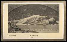 santino-holy card S.CECILIA V.M.