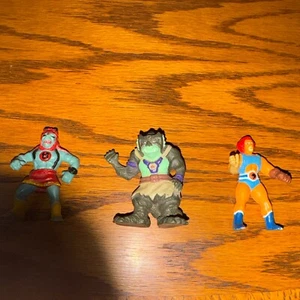 Thundercats Vintage PVC Lion-O, Mum-Ra e SS-Slithe Vintage Figure Telepix 1986 - Foto 1 di 11