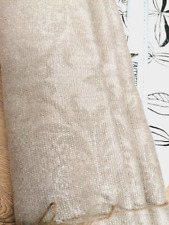 De le Cuona Botanic Garden Cashew linen JAQUARD Fabric rare remnant 130x100cm