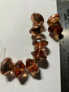 Czech Preciosa Fire Polished Rivoli 14mm 17mm - Picture 1 of 13