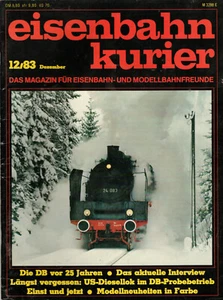 Eisenbahn-Kurier - Vorbild und Modell - Jg. 1983 - Modellbau - Lokomotiven - Picture 1 of 1