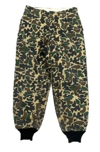 Vtg NWOT Woodland Erdl Camo IQuilted Hunting Pants w/Knit Cuffs sz 34 Union Made - Picture 1 of 8